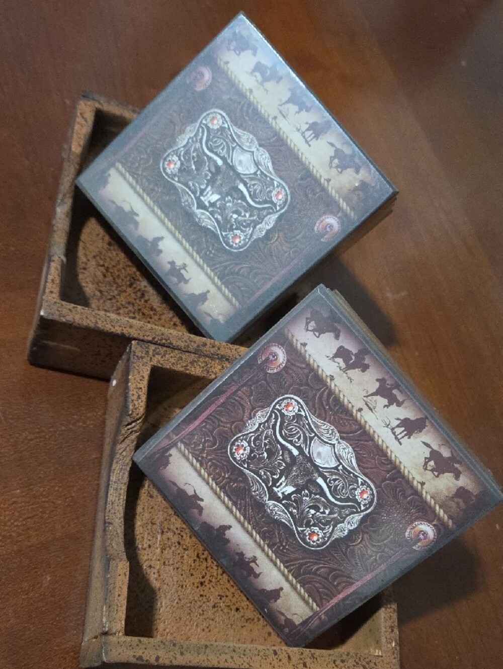 Western Rodeo Drink Coasters - Picture 2 of 3